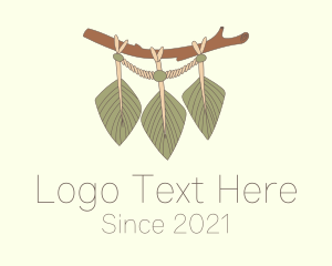 Leaf Branch Macrame Decor logo