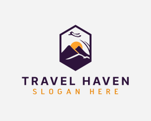 Plane Travel Destination logo