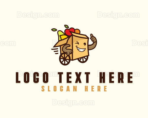 Grocery Delivery Express Import Logo