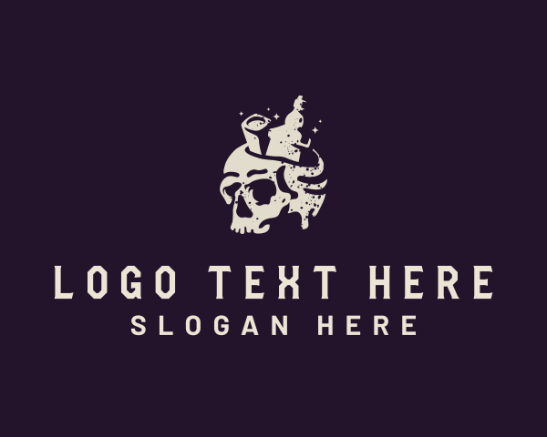 Skeleton logo example 3