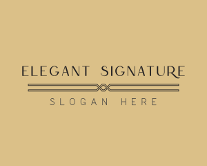 Modern Elegant Business logo design