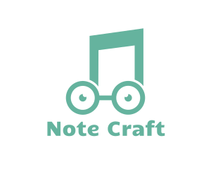 Musical Note Eyeglasses logo