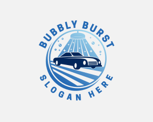 Car Wash Sparkle Cleaning logo design