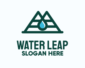 Natural Mountain Water logo design