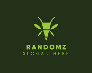 Green Bamboo Insect logo