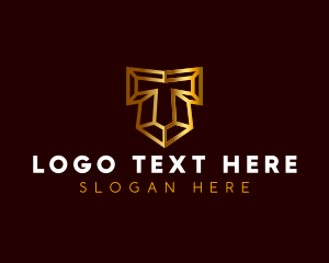 Elegant Luxury Letter T logo