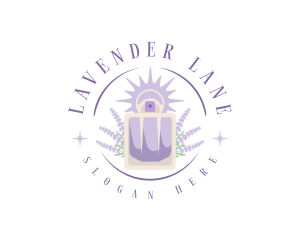 Fragrant Perfume Lavender logo design