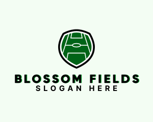 Soccer Field Shield logo design