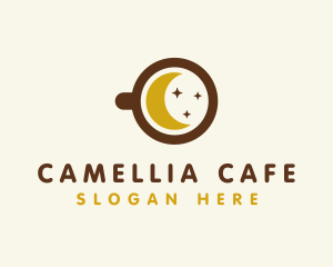 Starry Moon Cafe logo design