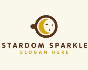 Starry Moon Cafe logo design