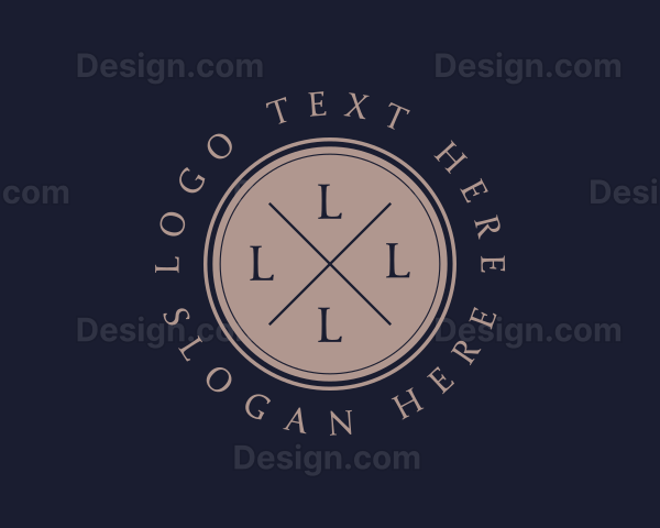 Retro Hipster Fashion Boutique Logo