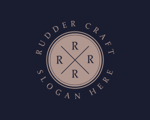 Retro Hipster Fashion Boutique logo design