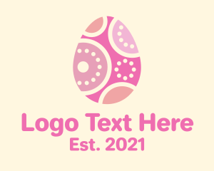 Cute Easter Egg  logo