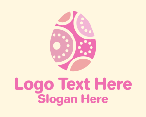 Cute Easter Egg  Logo