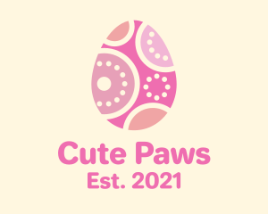 Cute Easter Egg  logo design