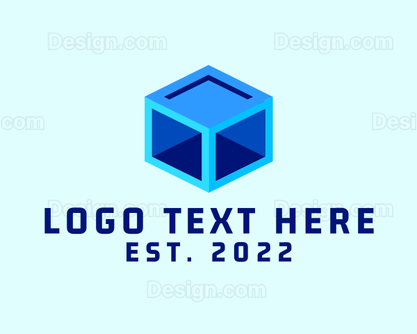 3D Box Cube Logo