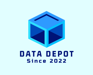 Blue Container Cube logo