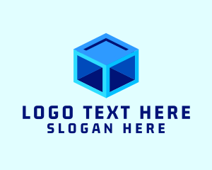 3D Box Cube Logo