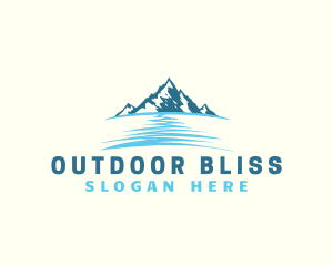 Mountain Outdoor Peak logo design