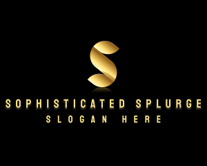 Elegant Luxury Boutique Letter S logo design