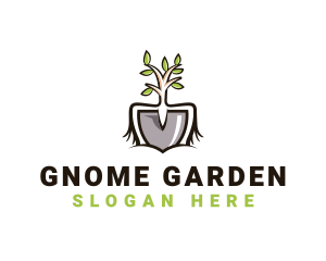 Gardening Tools Plant logo design