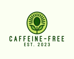 Coffee Plant Sprout logo design