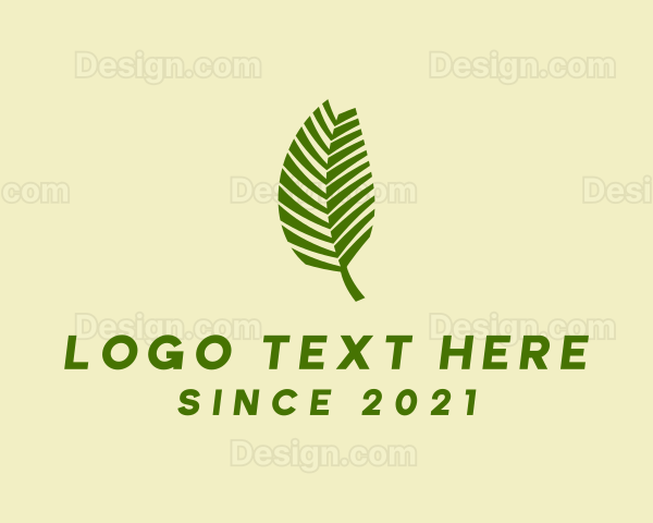 Eco Leaf Forest Logo