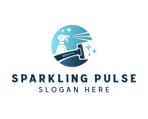 Sparkling Janitorial Sanitation logo design