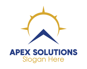 Apex Navigation Compass logo design