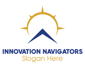 Apex Navigation Compass logo design