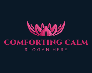 Lotus Flower Wellness logo design