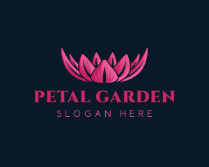 Lotus Flower Wellness logo design