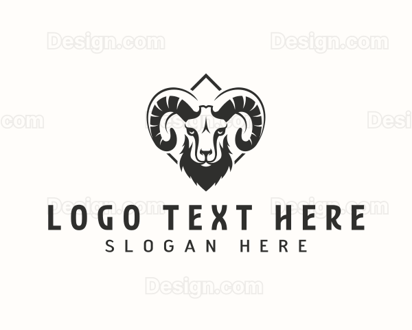 Bighorn Sheep Ram Logo