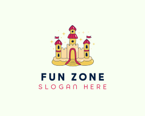 Sparkle Fun Inflatable Castle  logo design