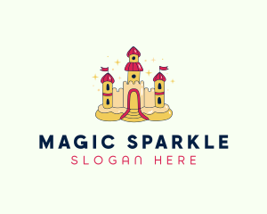 Sparkle Fun Inflatable Castle  logo design