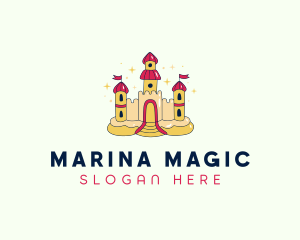 Sparkle Fun Inflatable Castle  logo design