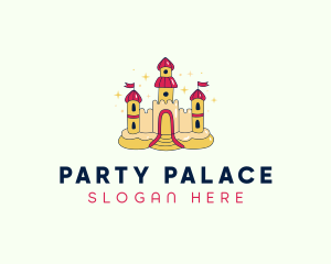 Sparkle Fun Inflatable Castle  logo design