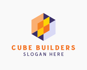 Hexagon Startup Cube  logo design