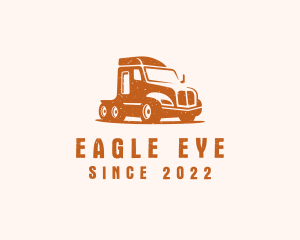 Trailer Truck Transport logo design