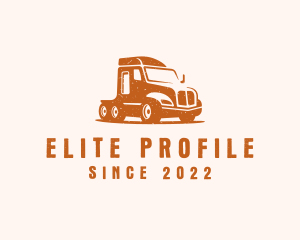 Trailer Truck Transport logo design