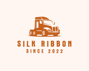 Trailer Truck Transport logo design