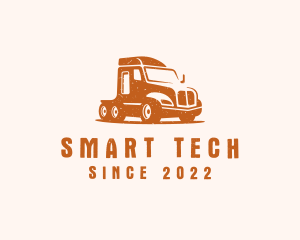 Trailer Truck Transport logo design