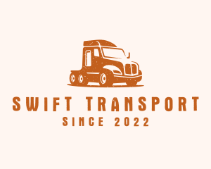 Trailer Truck Transport logo