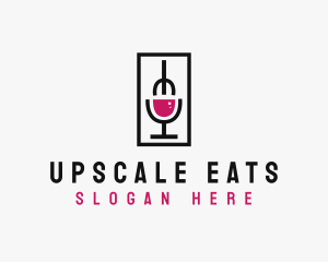 Food Cuisine Podcast logo design