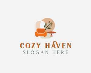 Tropical Room Decoration  logo design