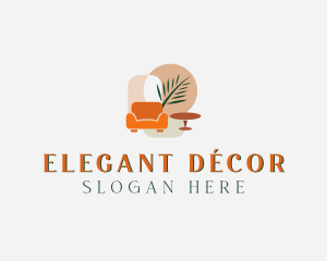 Tropical Room Decoration  logo design