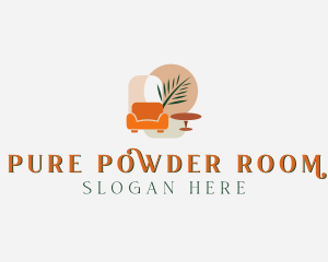 Tropical Room Decoration  logo design