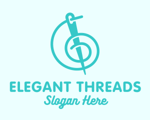 Teal Thread Needle logo