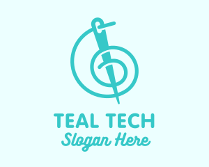 Teal Thread Needle logo