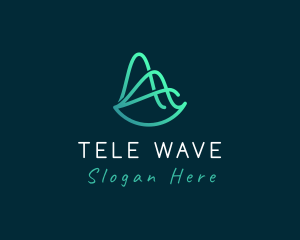 Tech Startup Wave logo design